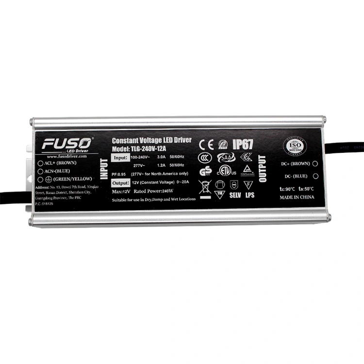 Nagy PF 12v 240w állandó feszültségű led meghajtó