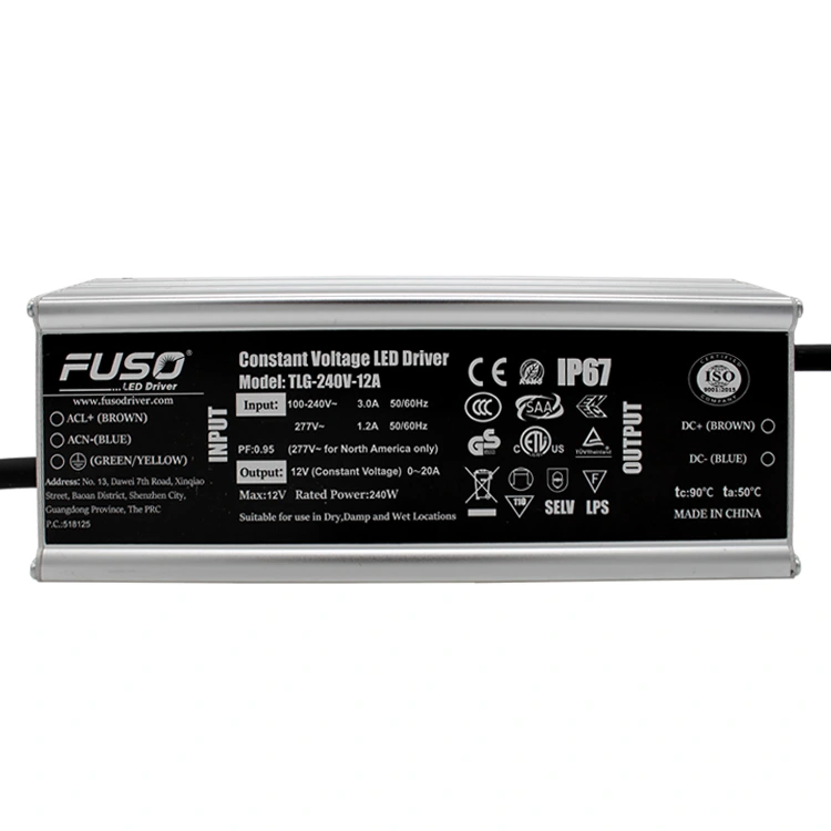 Nagy Pf 24v 240w állandó feszültségű led tápegység